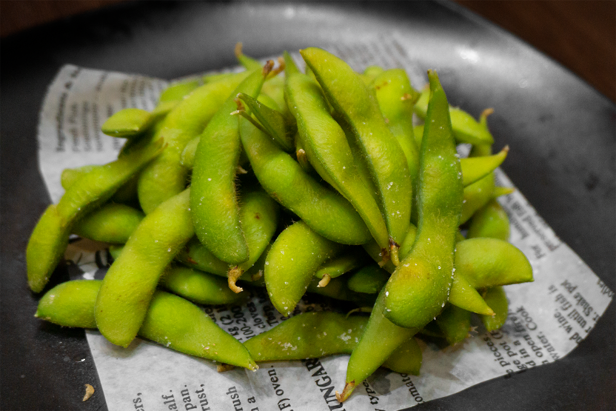 Edamame, Aburiyaki Sushi