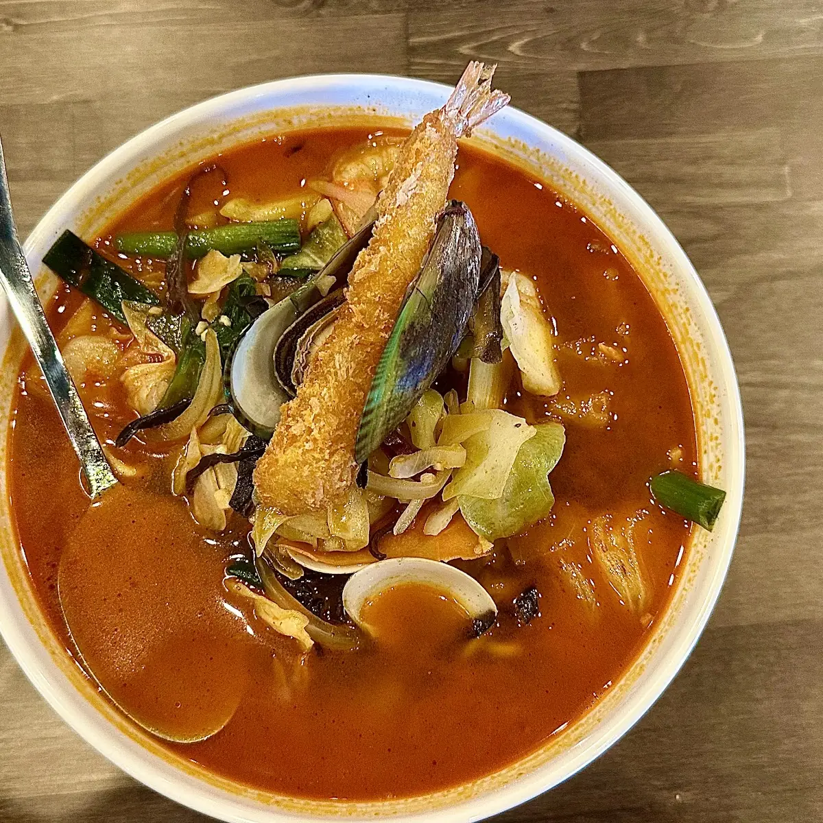 Spicy Seafood Noodle Soup Jjamppong