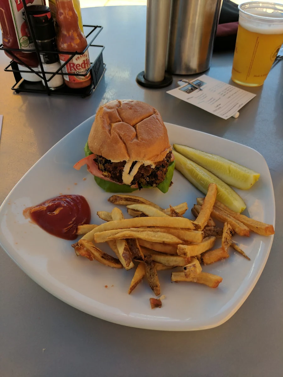 Homemade Vegan Black Bean Burger