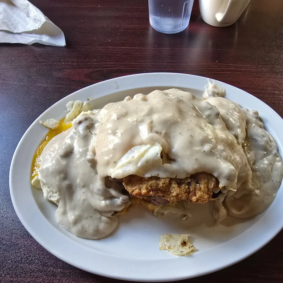 Double Stacker with Country Fried Steak