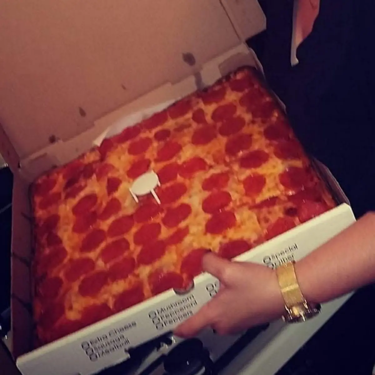 Sicilian Pepperoni Pizza