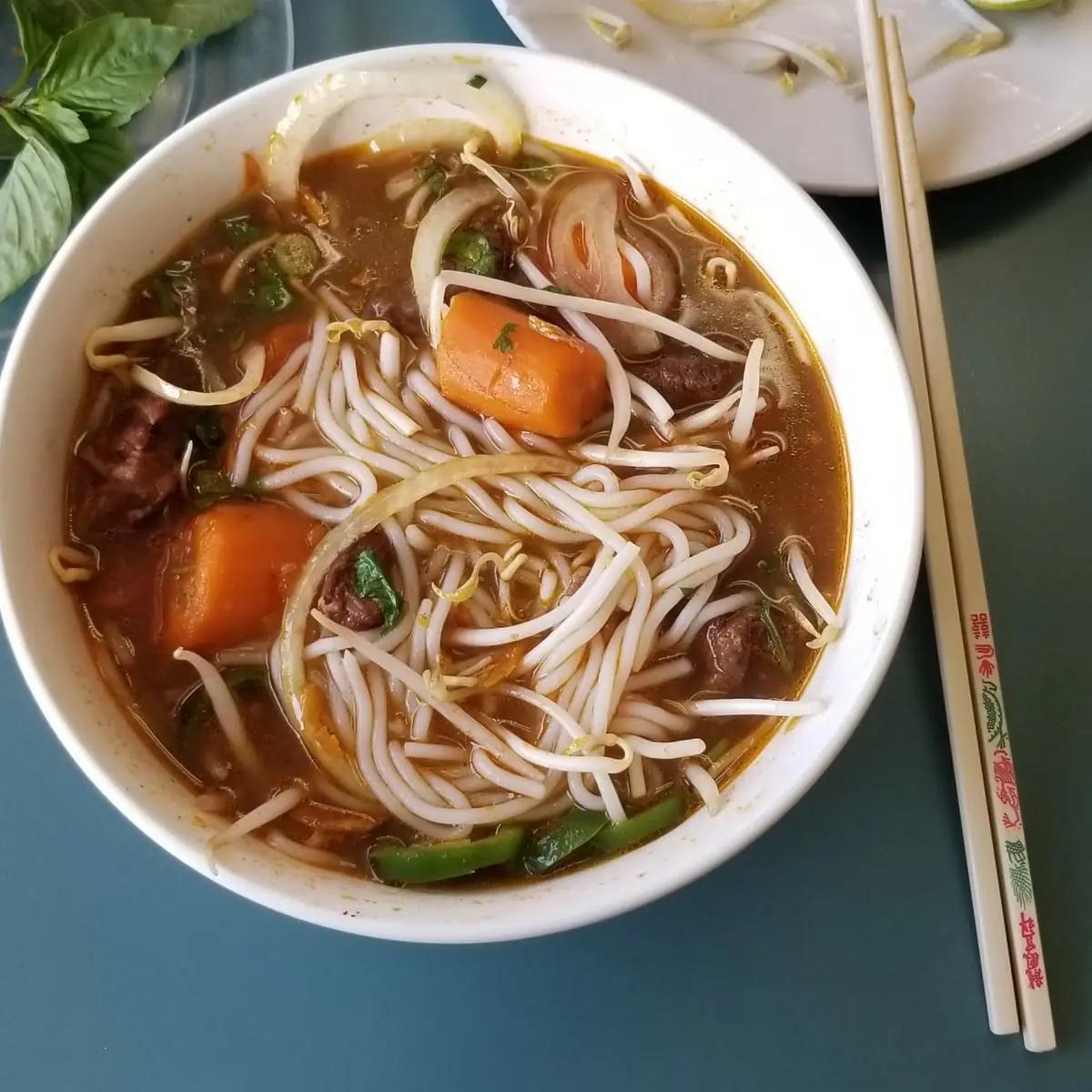 Beef Stew Rice Noodle Soup