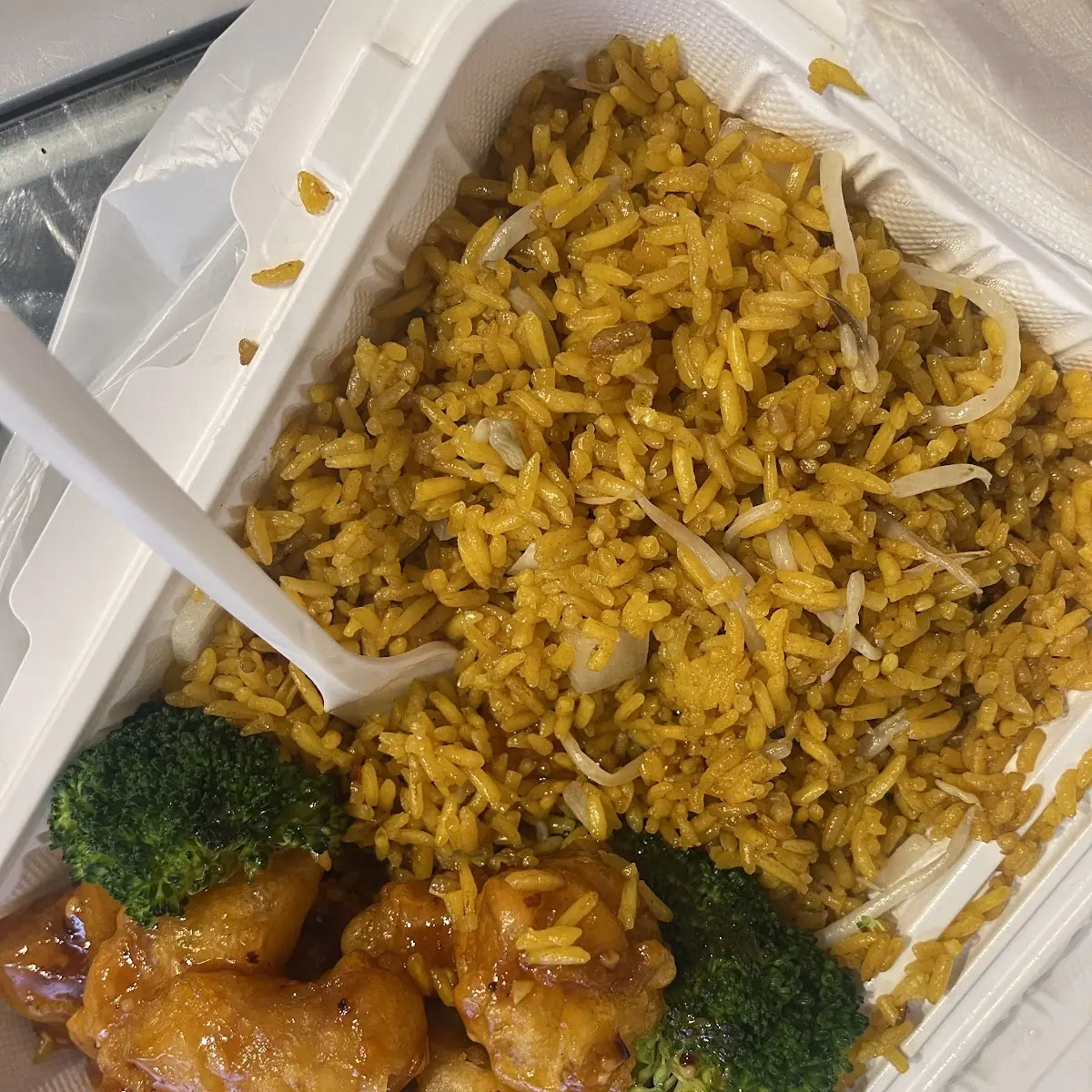 General TSO's Chicken w Mixed Veg