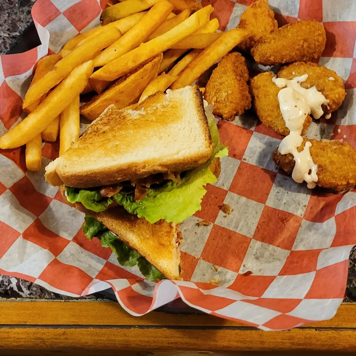 blt and Fries