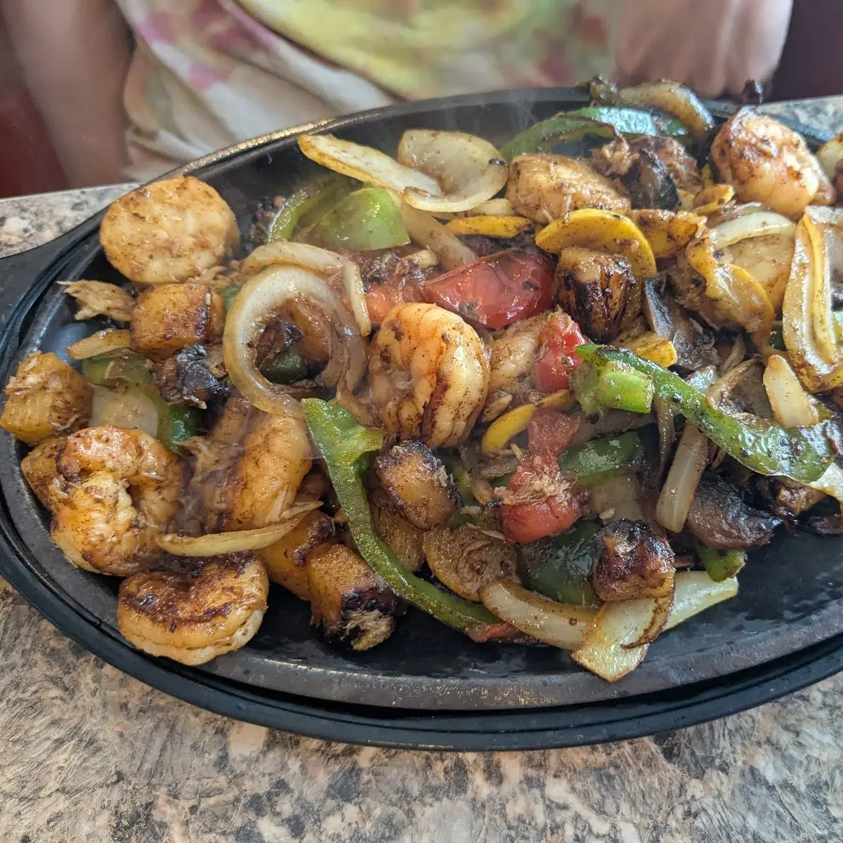 Chicken and Shrimp Fajitas