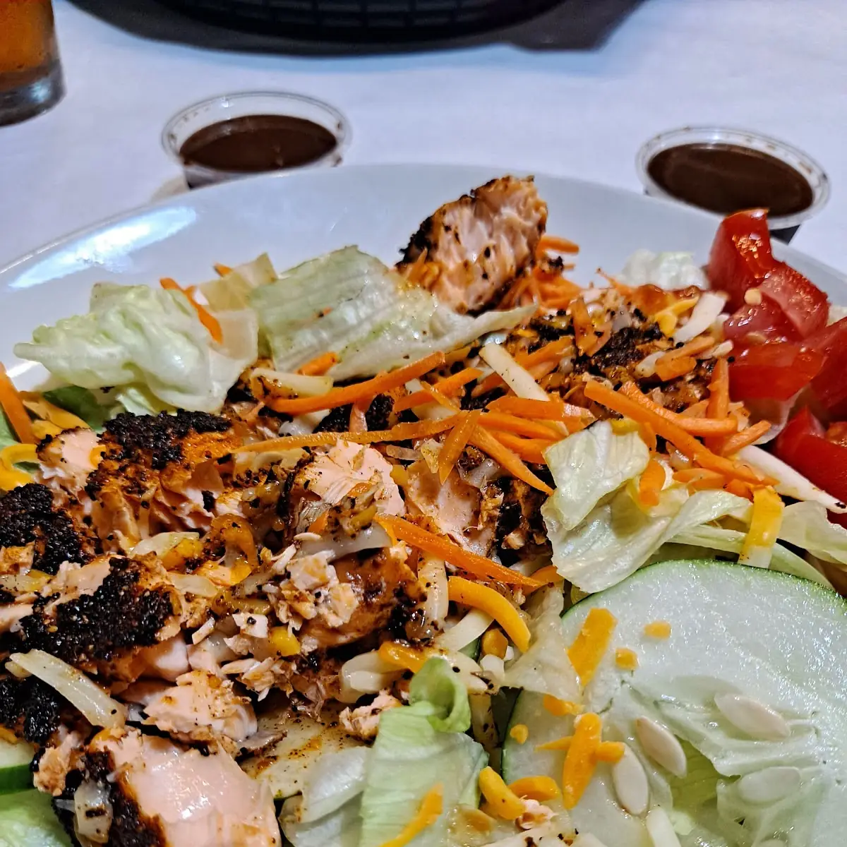Blackened Salmon Salad
