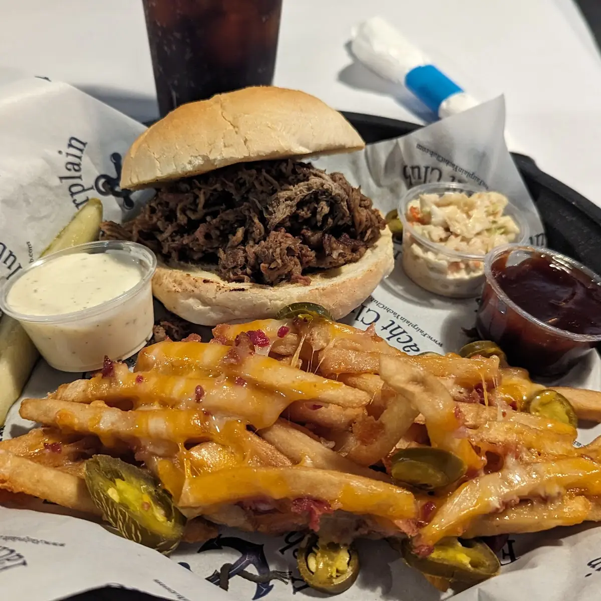 Pulled Pork Sandwich Loaded Fries