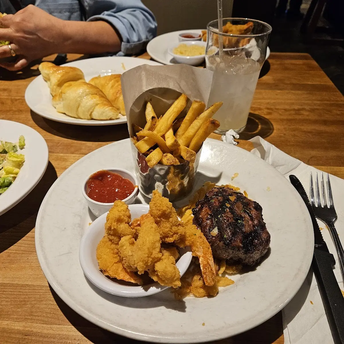 Chicken Fried Steak Mashed Potatoes and Corn