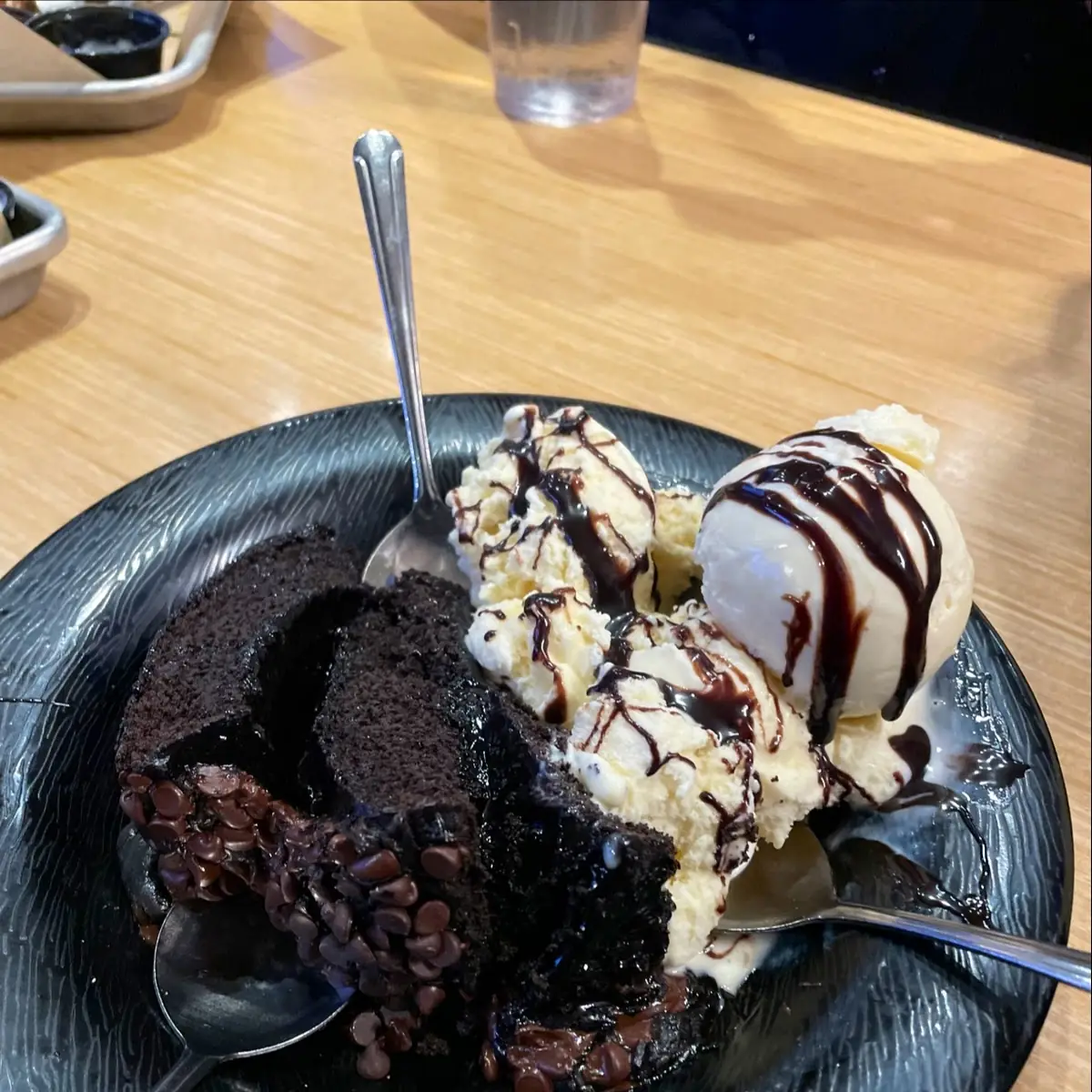 Chocolate Lava Cake with Ice Cream