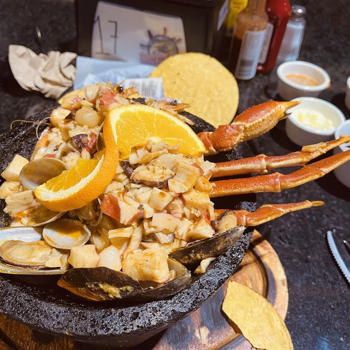 Sea Food Hot Molcajete