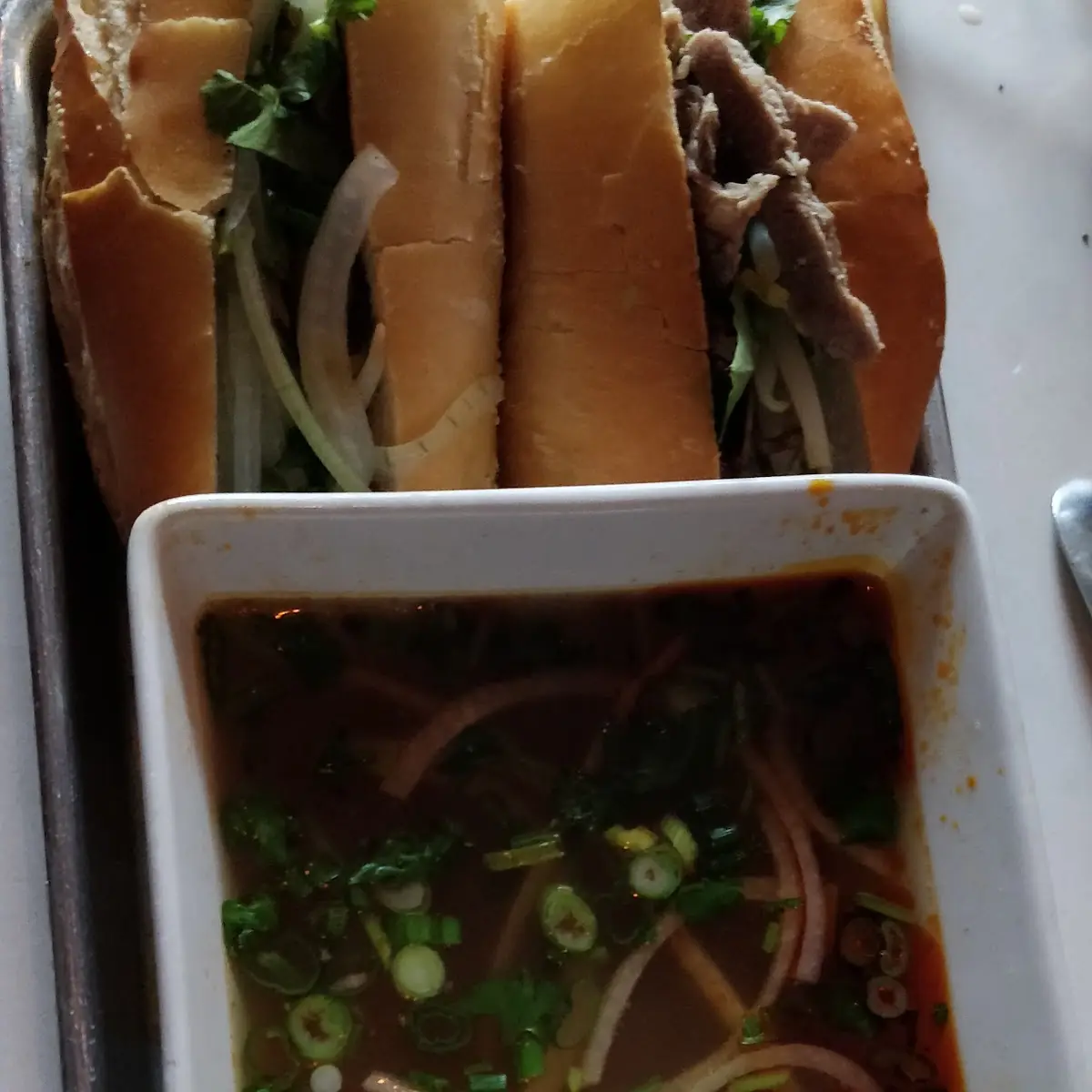 Pho French Dip Sandwich