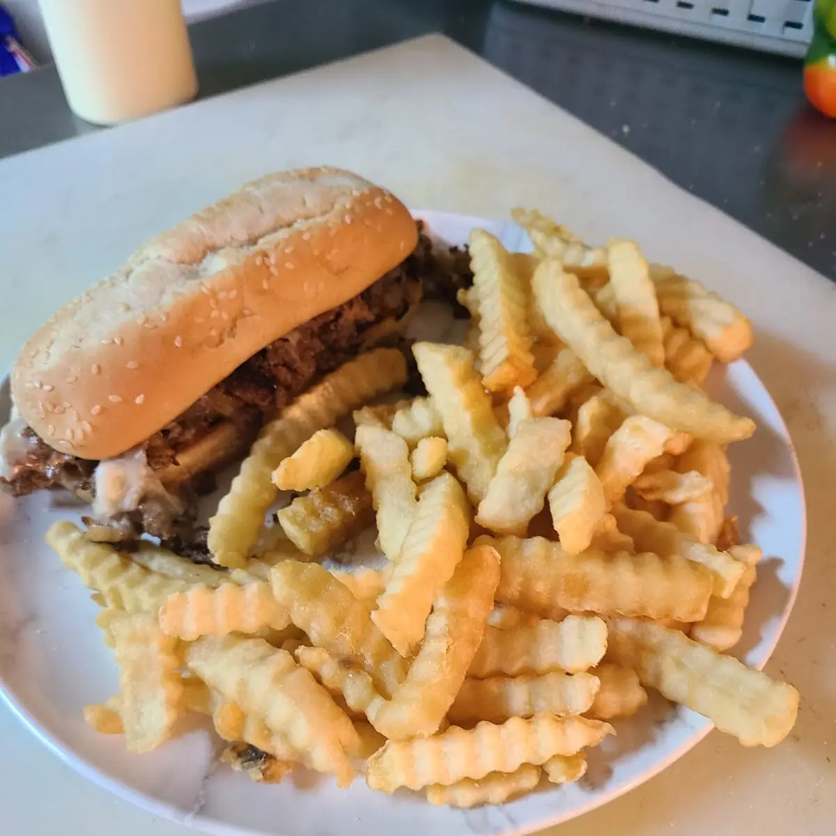 Philly Cheese Steak Plate