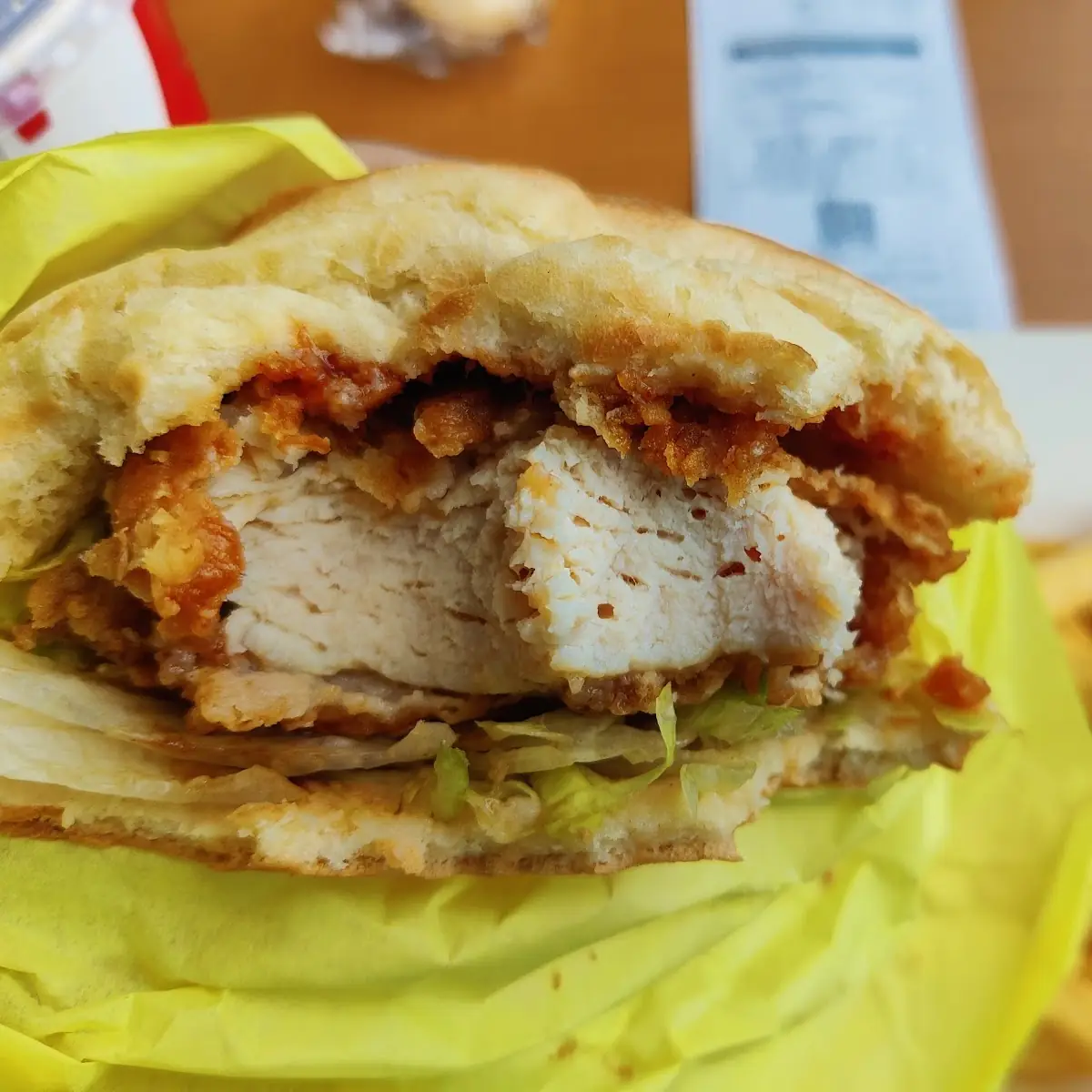 Thai Chicken Burger Combo