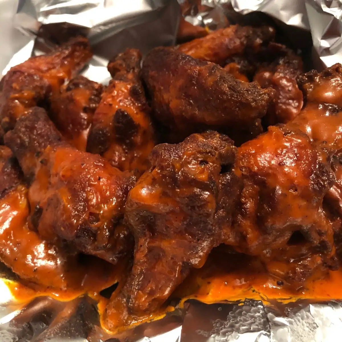 Wings with Homemade Hot Sauce