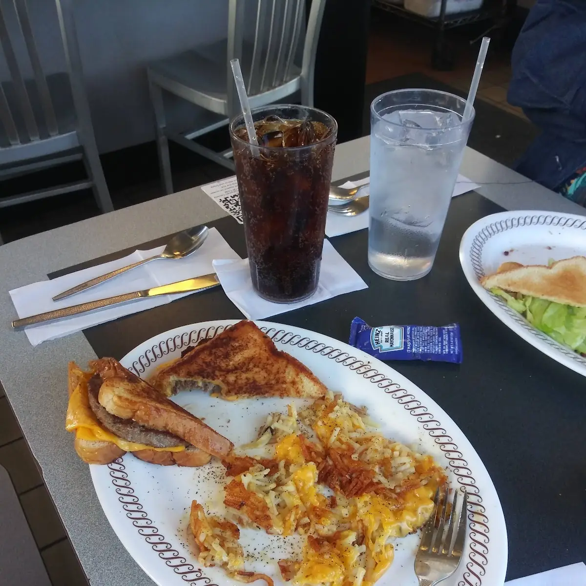 Patty Melt & Hashbrowns
