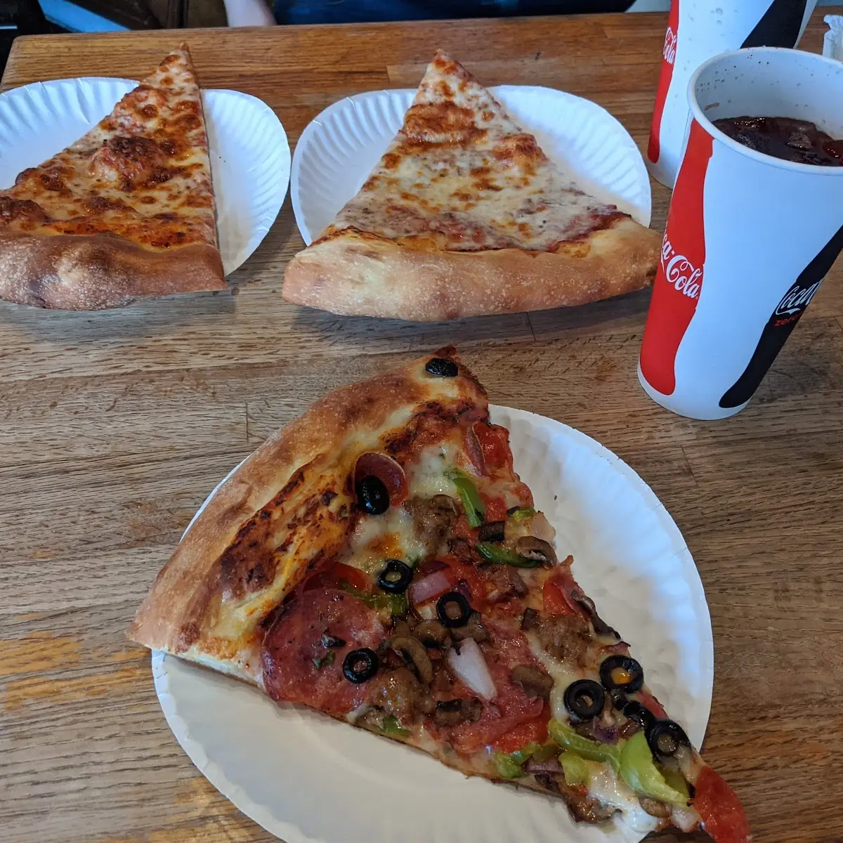 Combo and Cheese Pizza