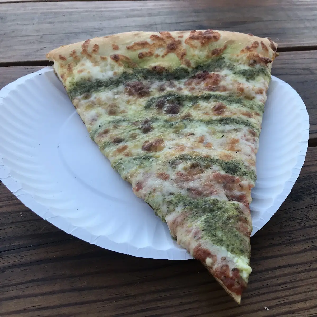 Pesto Pizza Slice