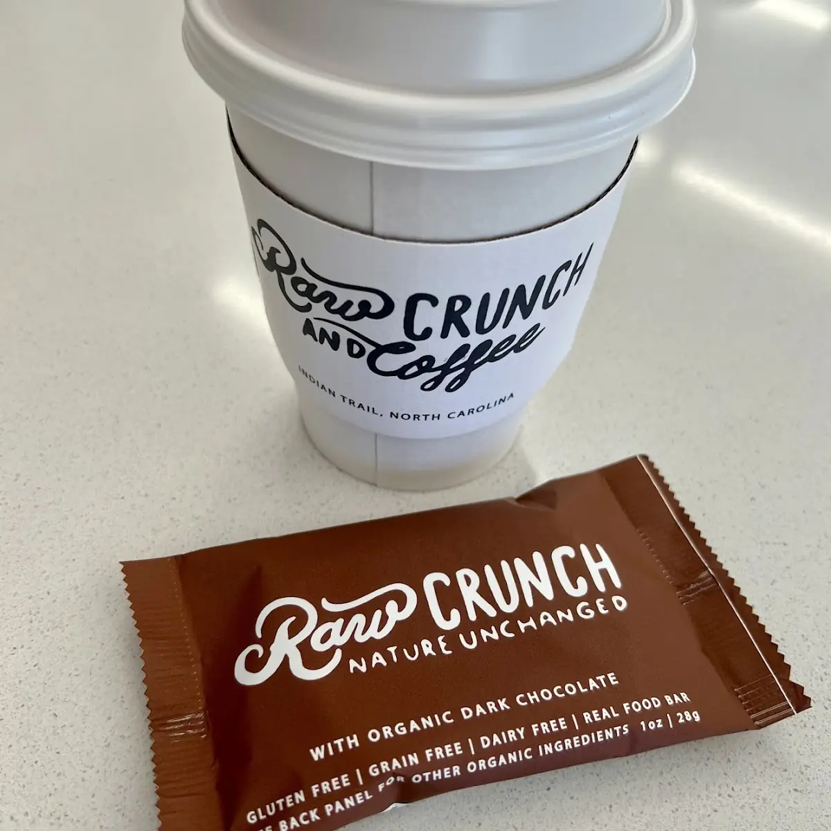 Green Tea and Raw Crunch Bar