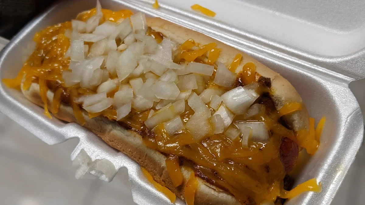 Chili Dog with Onions