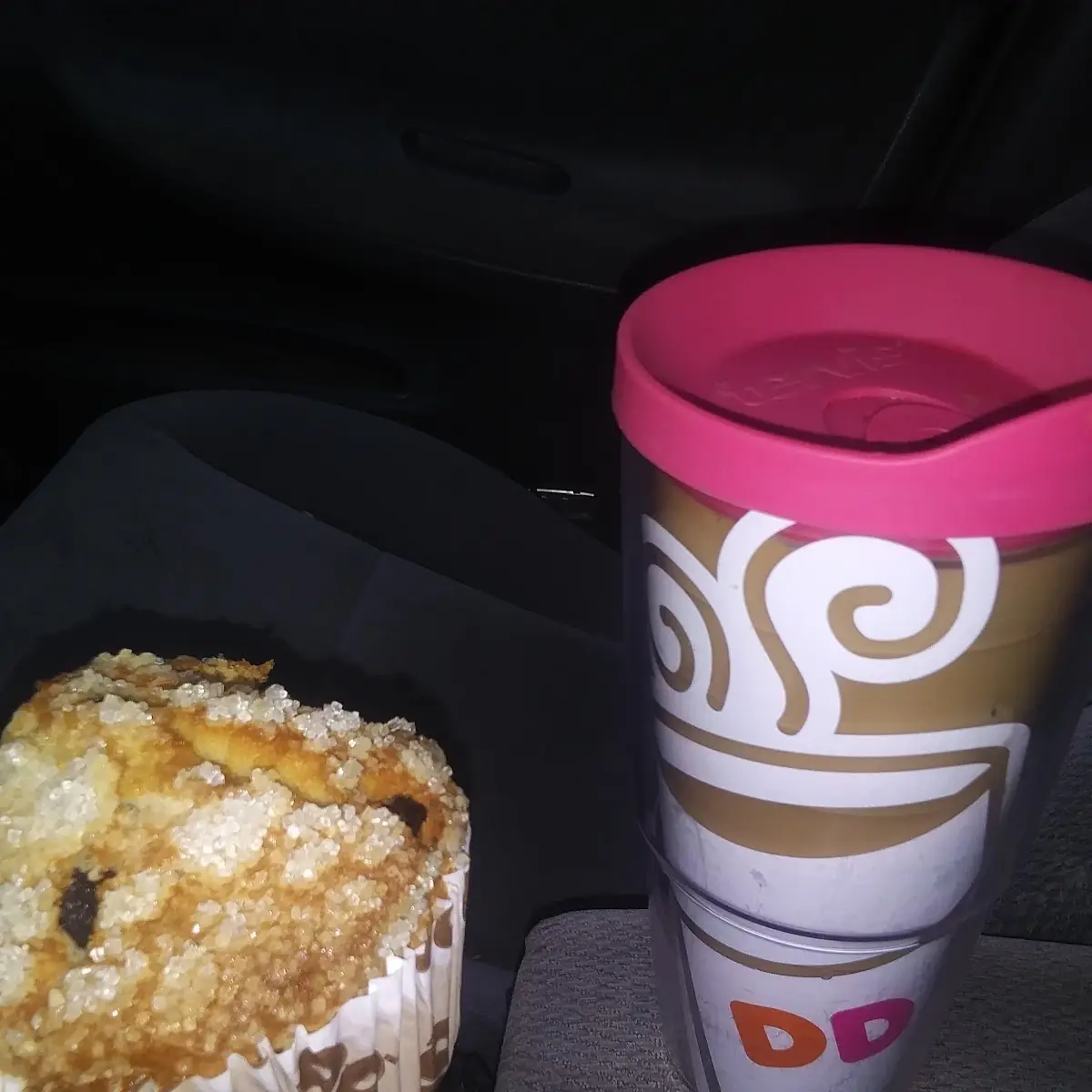 French Vanilla Coffee AMD Chocolate Chip Muffin