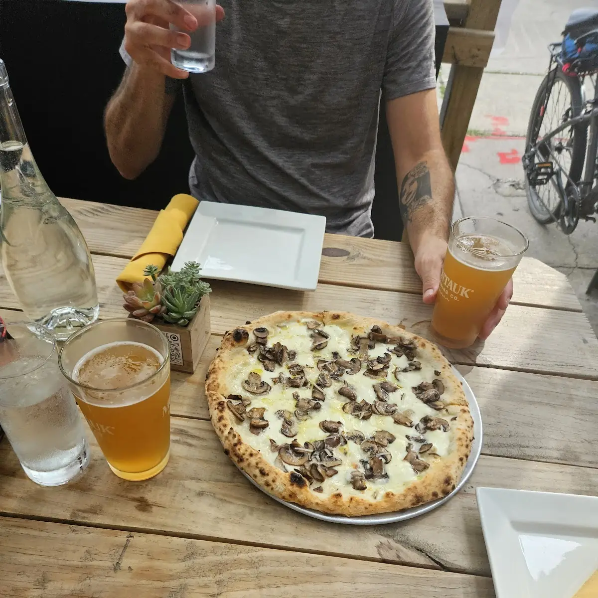 Mushroom Pizza