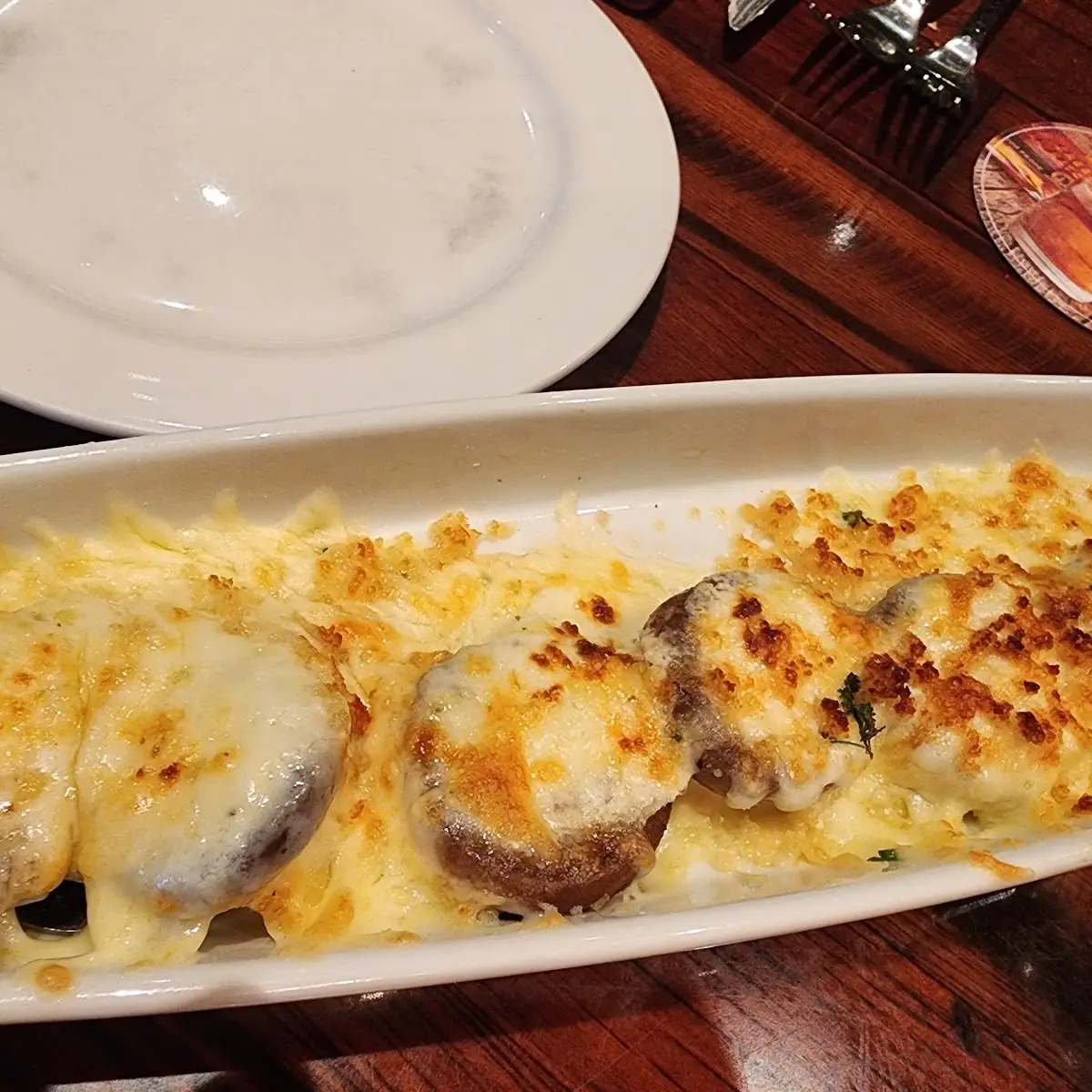 White Cheddar Mushrooms
