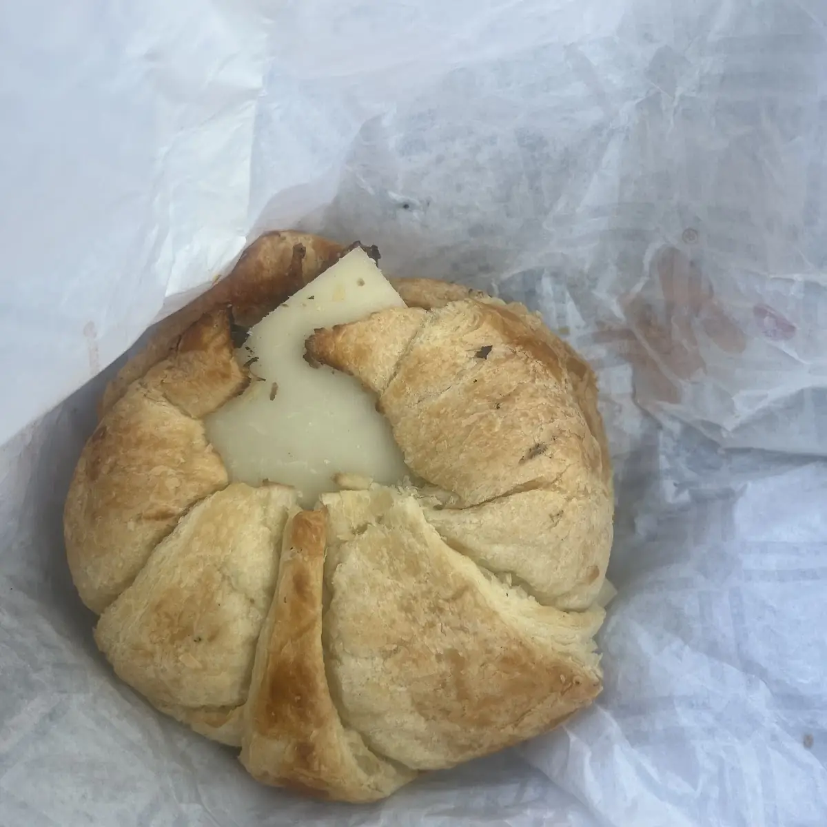 Pepper Bacon Egg and Cheese Croissant