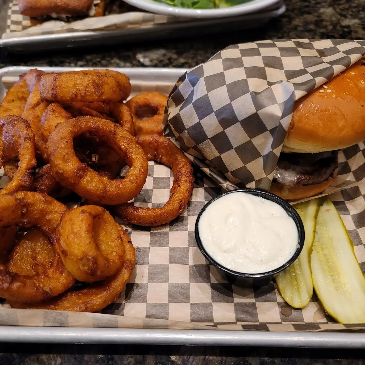 Black & Tan Onion Rings
