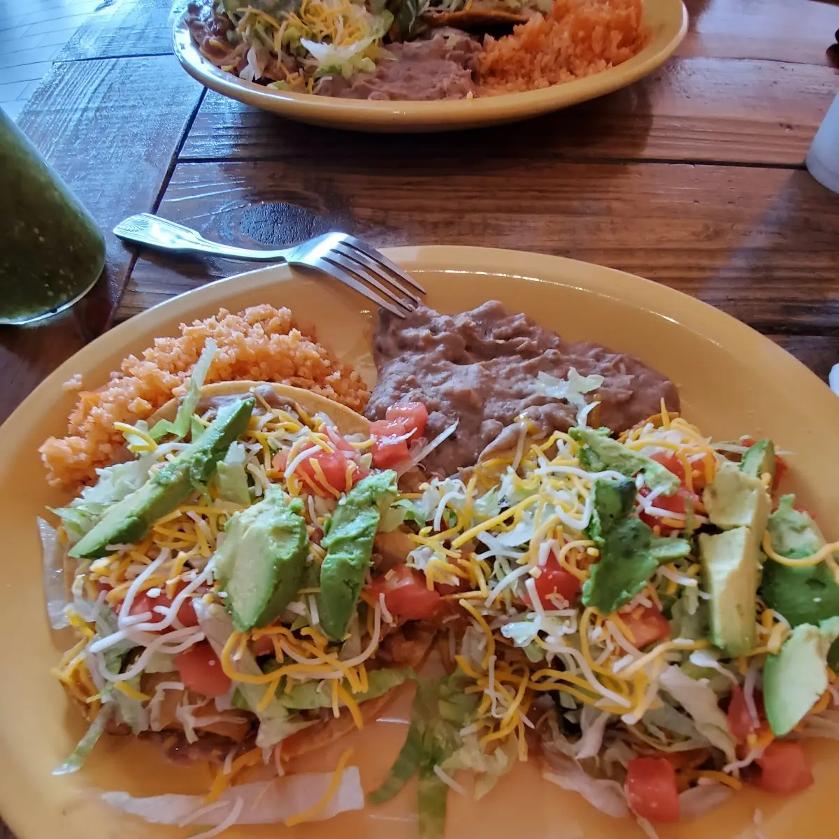 Chicken Chalupa Plate