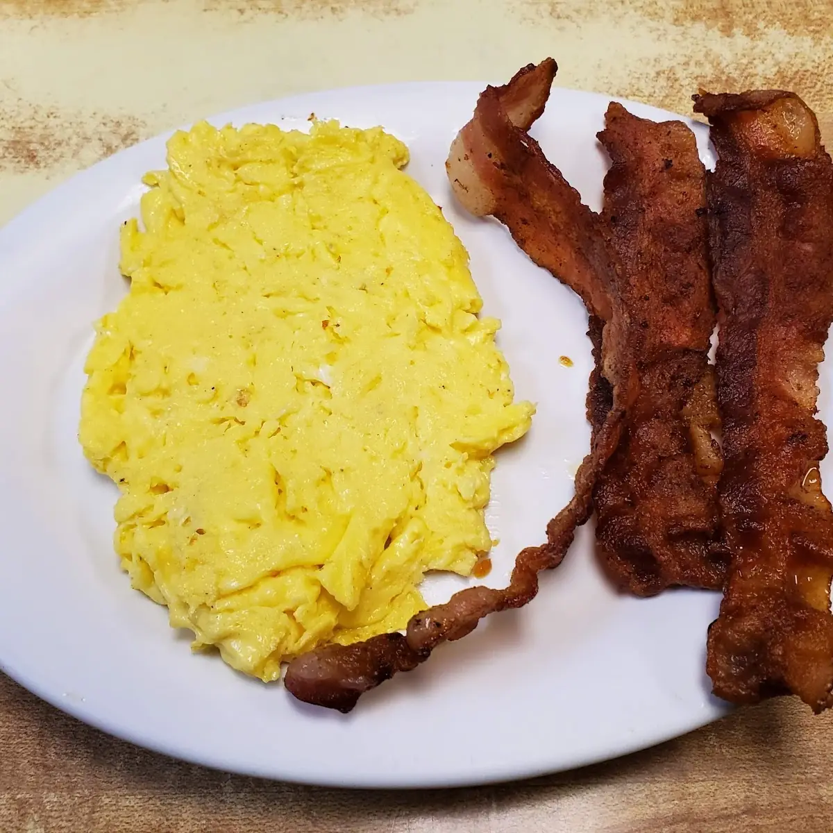 Scrambled Eggs and Bacon