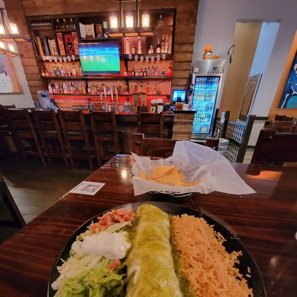 Agave Burrito with Salsa Verde