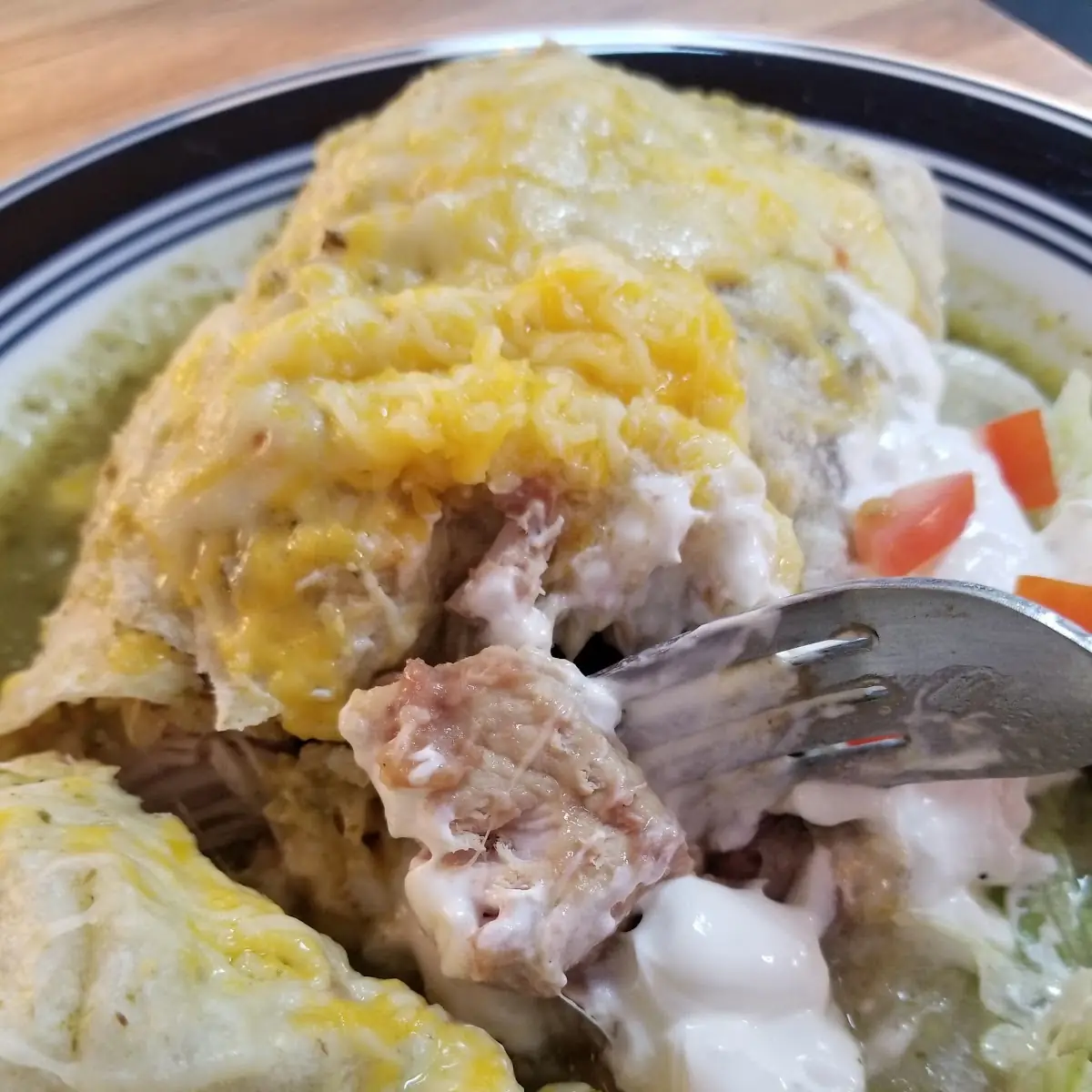 Chile Verde Burrito