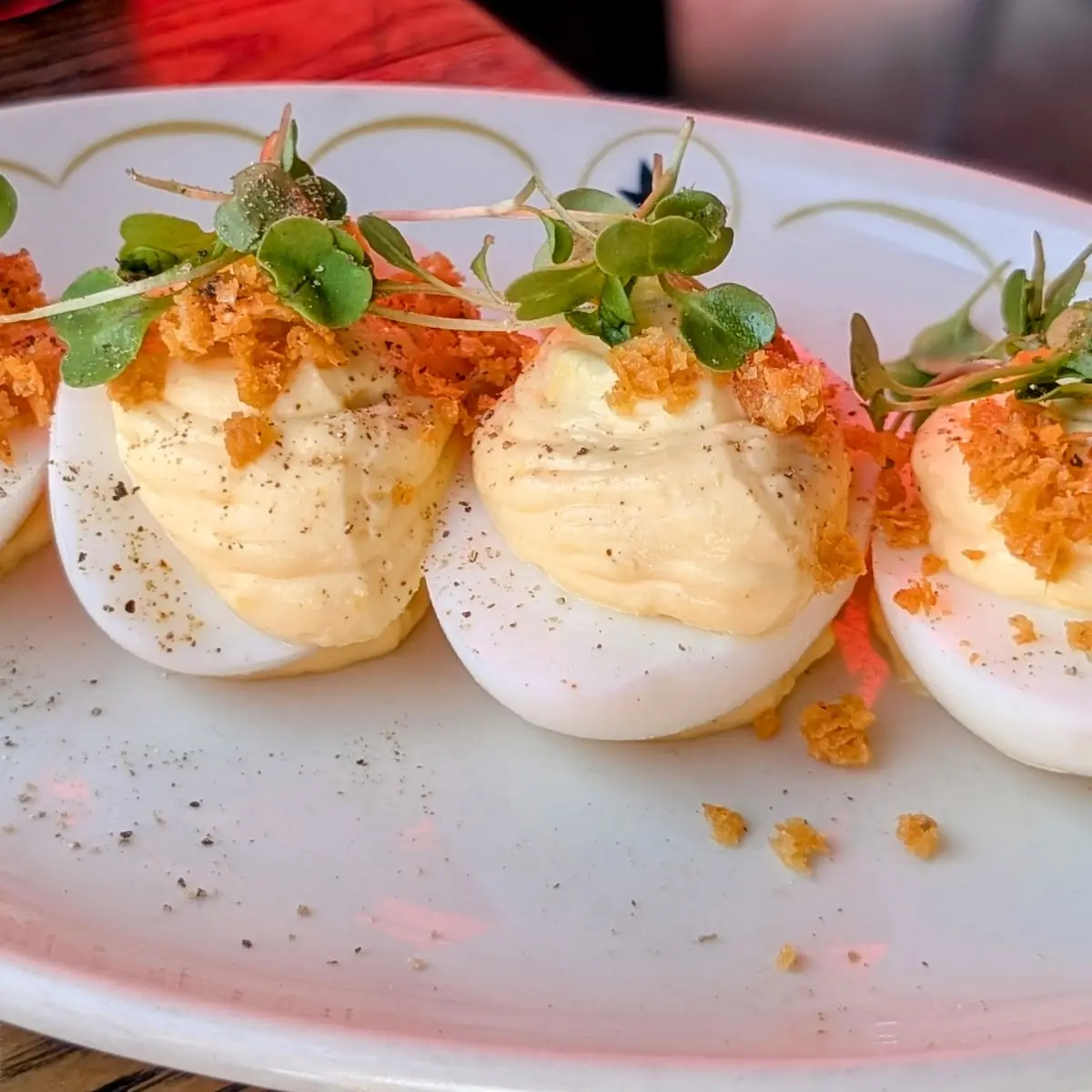 Oyako Deviled Eggs