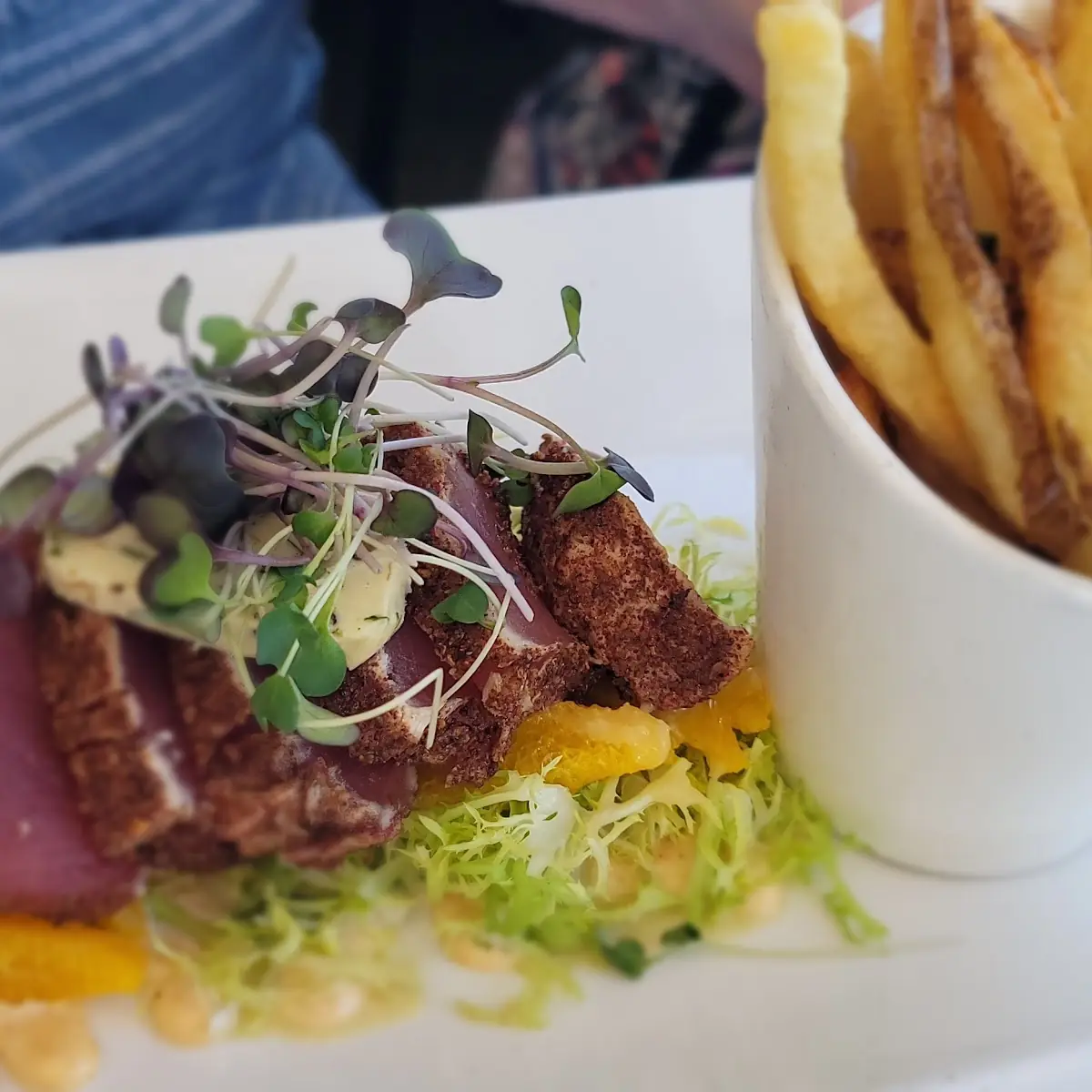 Pastrami Spice Crusted Ahi Tuna