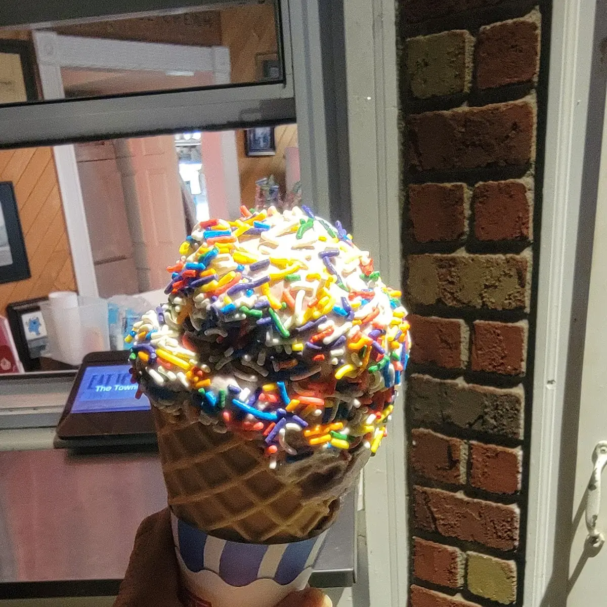 Chocolate Dipped Waffle Cone