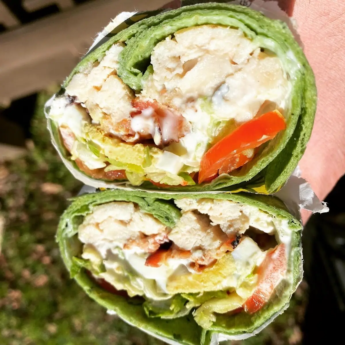 Chicken Caesar Salad Wrap