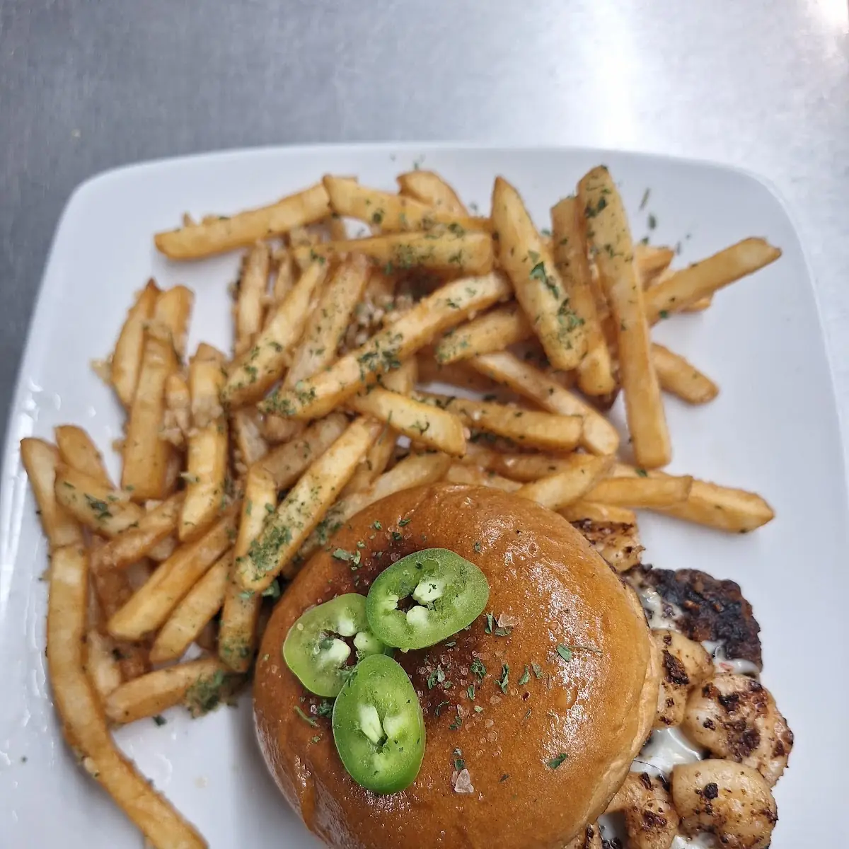 Surf N' Turf Burger