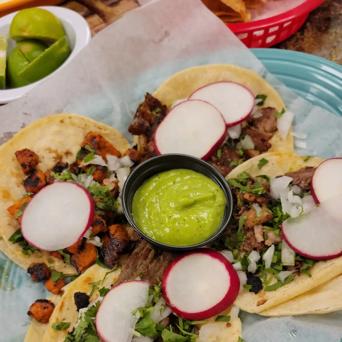 Tacos with Corn Tortillas