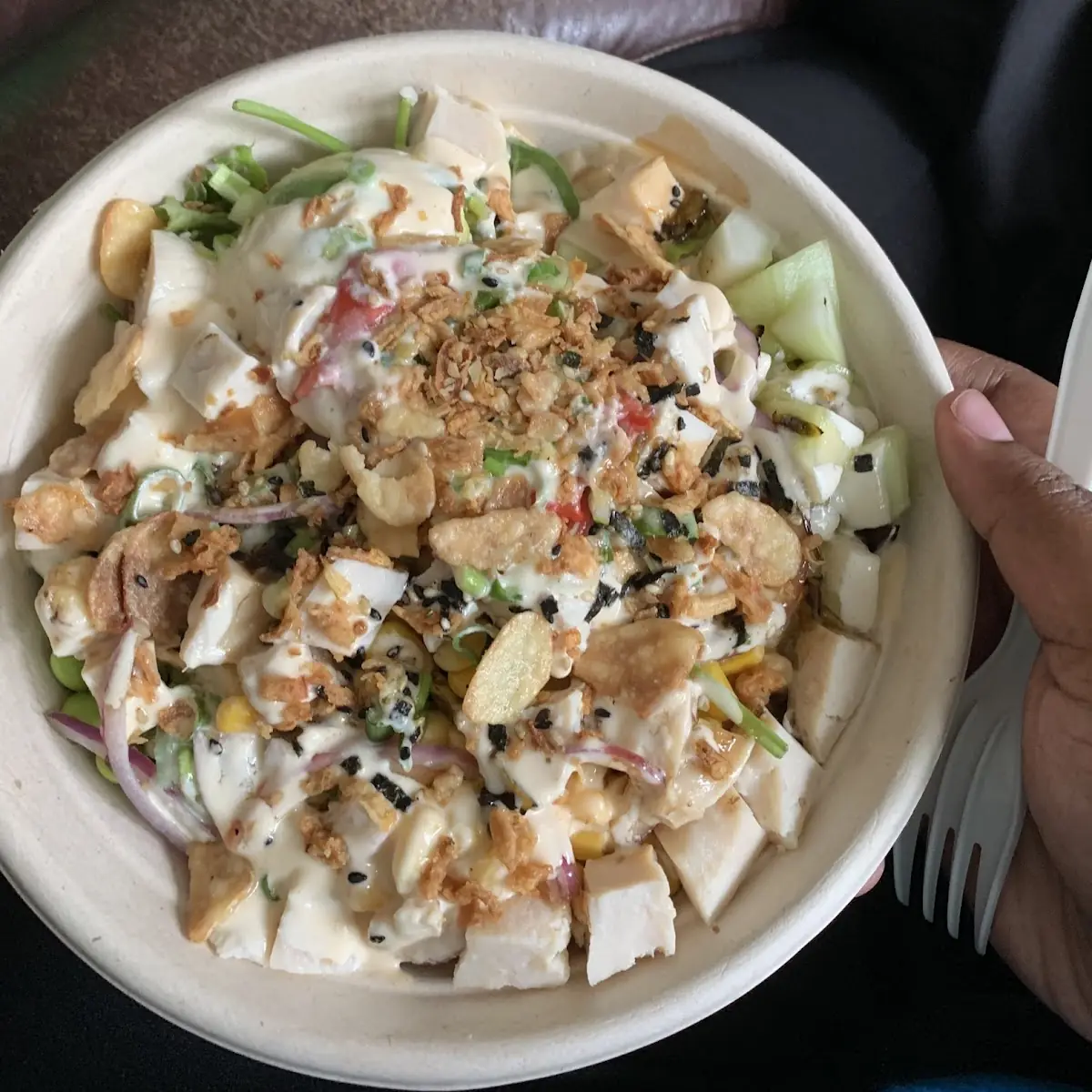 Chicken Poke Bowl