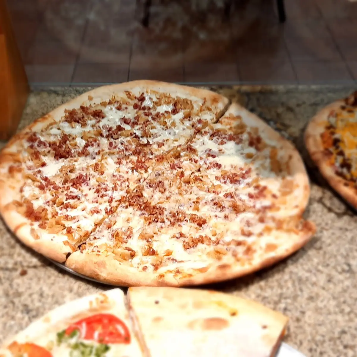 White Pizza Try Our Three Varieties