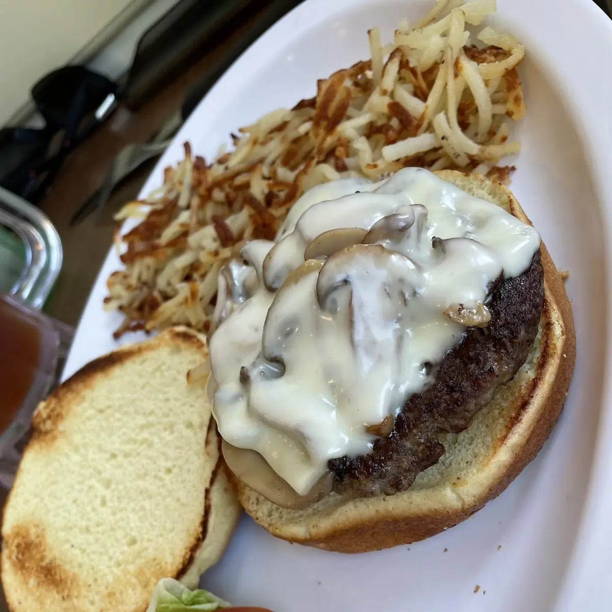 Swiss Mushroom Burger