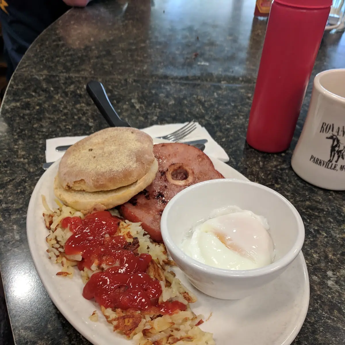 English Muffin Ham & Hash Browns