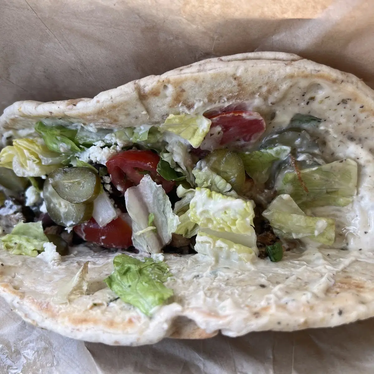 Greek Chicken Pita