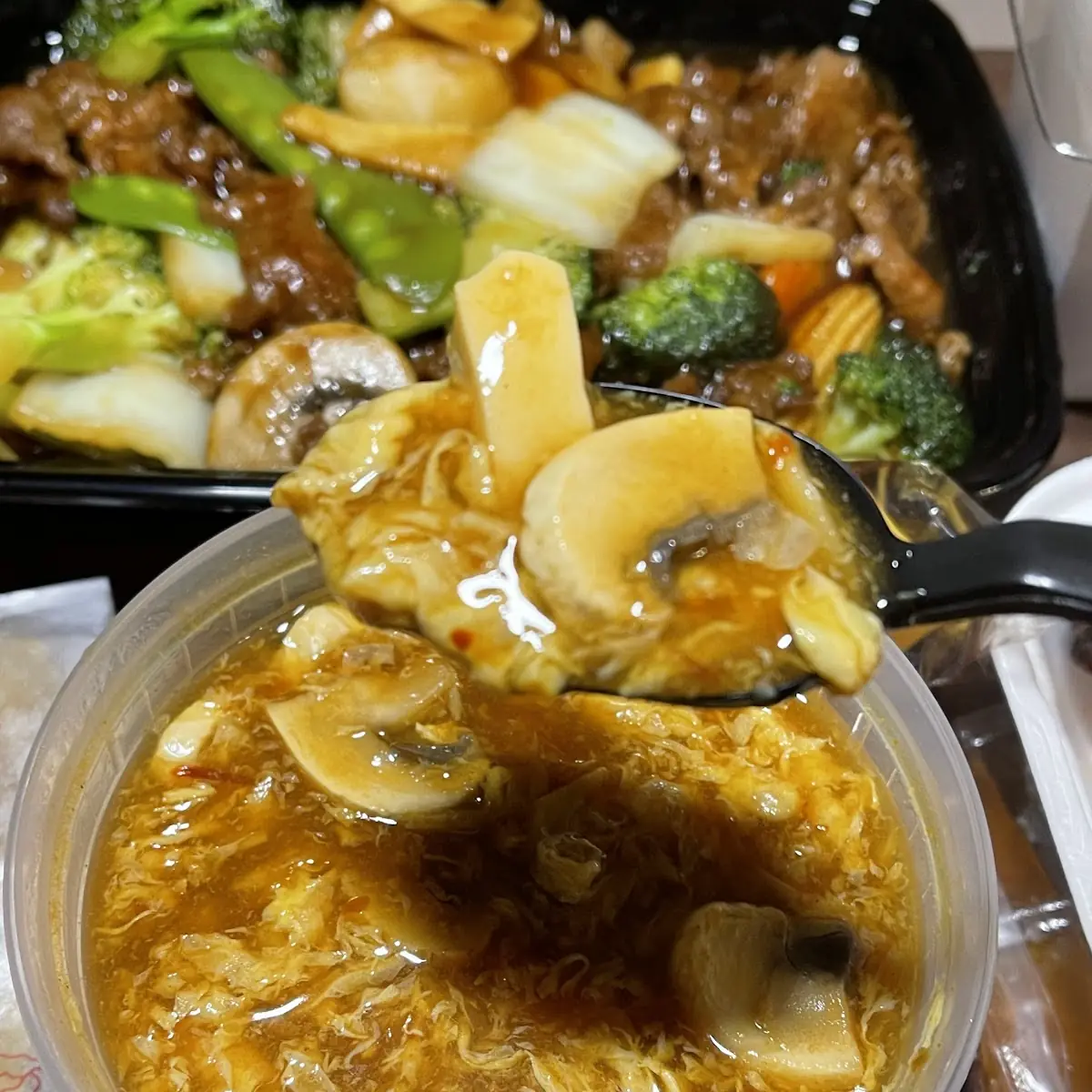 A 8 Three Delights with Garlic Sauce
