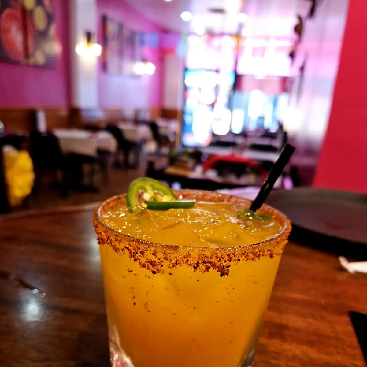 Spicy Passion Fruit Margaritas