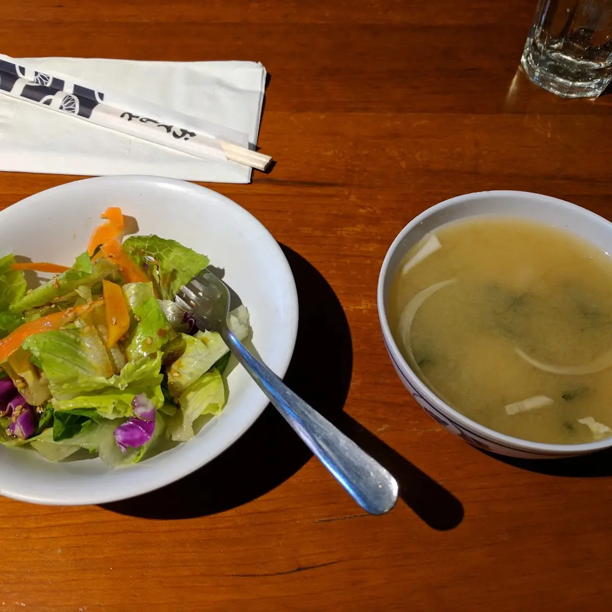 Salad and Miso Soup