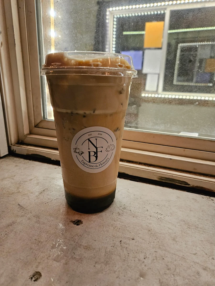 Iced Coffee in Clear Plastic Cup
