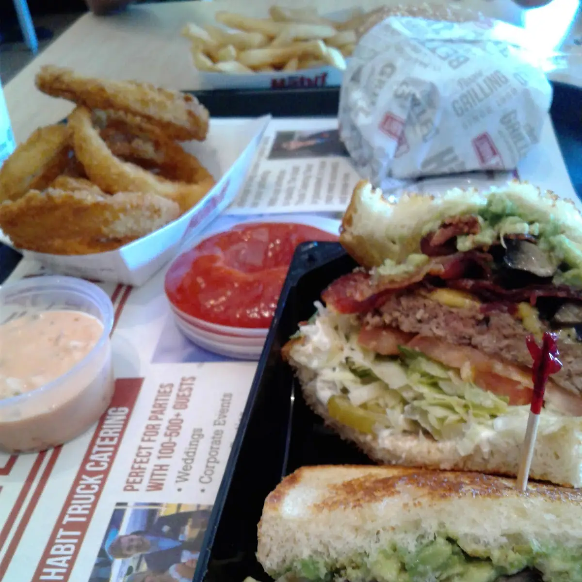 Single Santa Barbara Burger Combo