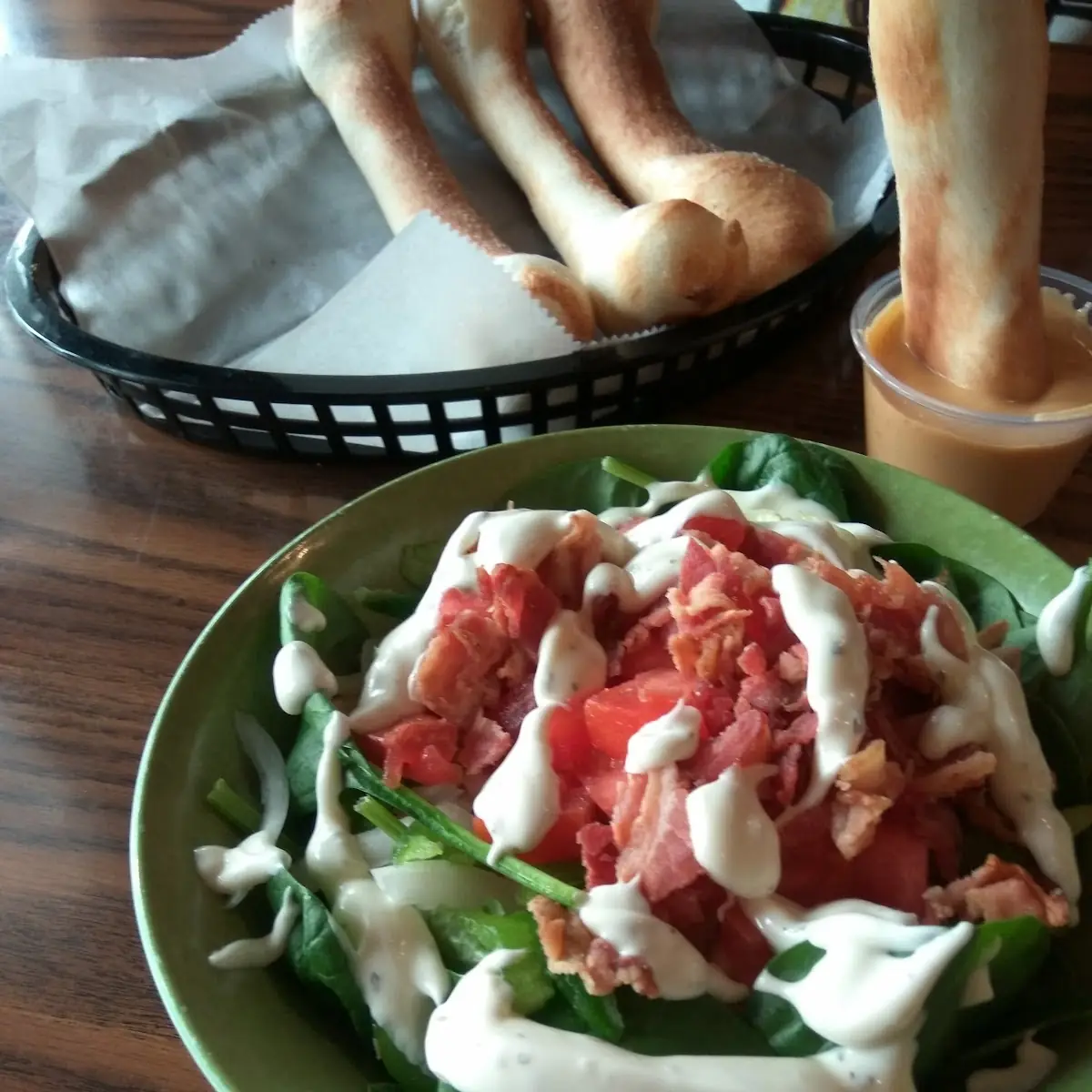House Salad and Bread Sticks