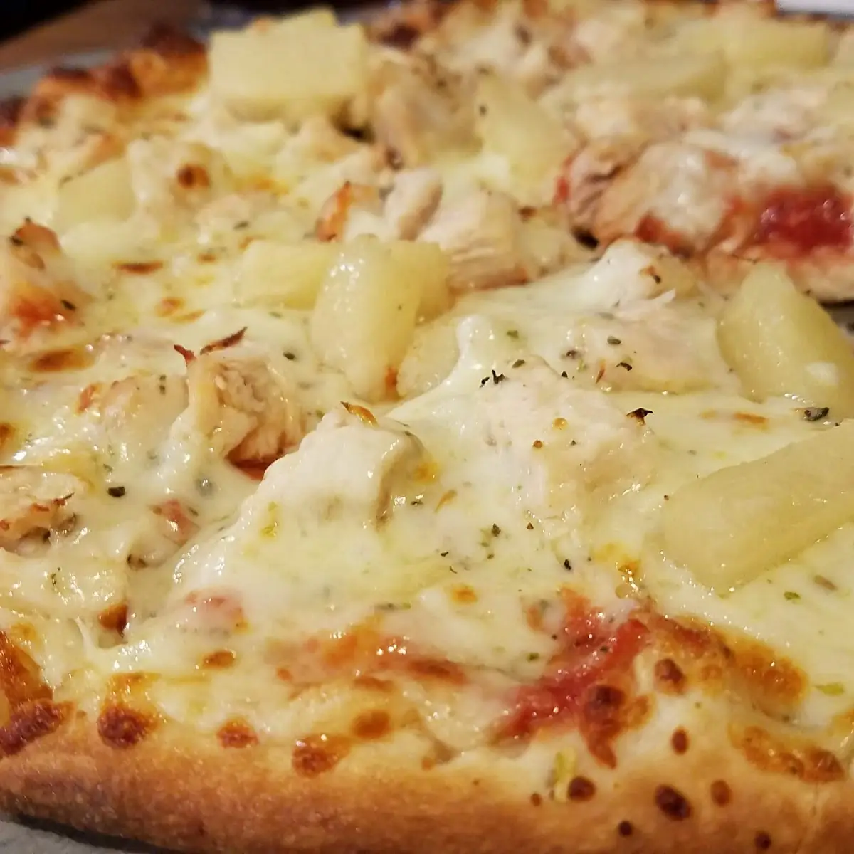 Pineapple and Chicken Pizza